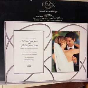 Lennox double picture frame